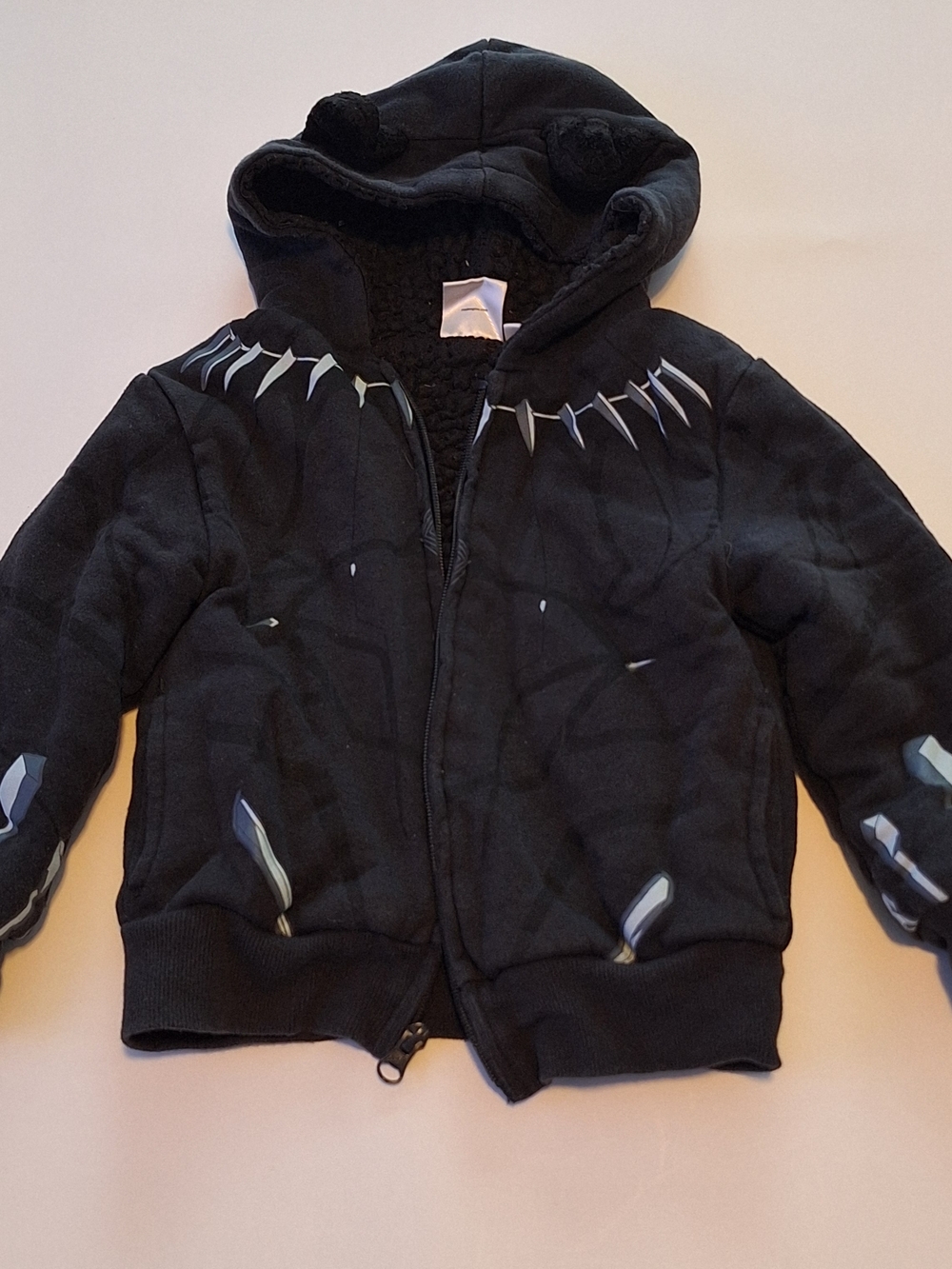 Marvel Black Kids Hoodie with White Accent Size 4T
